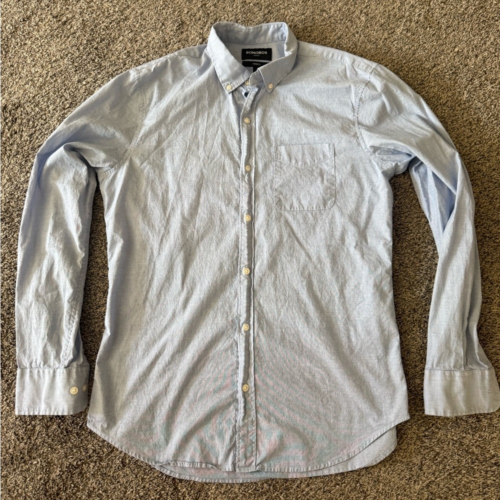 Bonobos Light Blue Casual Button Down